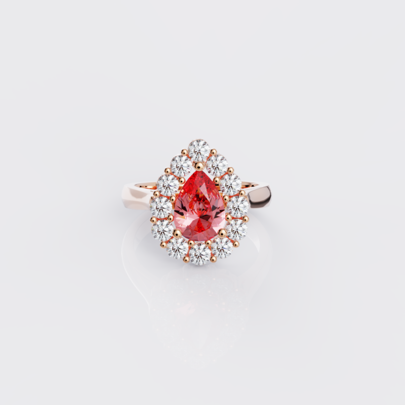 FARO ethical fine jewellery Made in Spain Europe emerald earrings moissanites diamonds certified ethic responsible jewellery bride wedding band ruby engagement ring suarez oval rabat lab created padparadscha sapphire