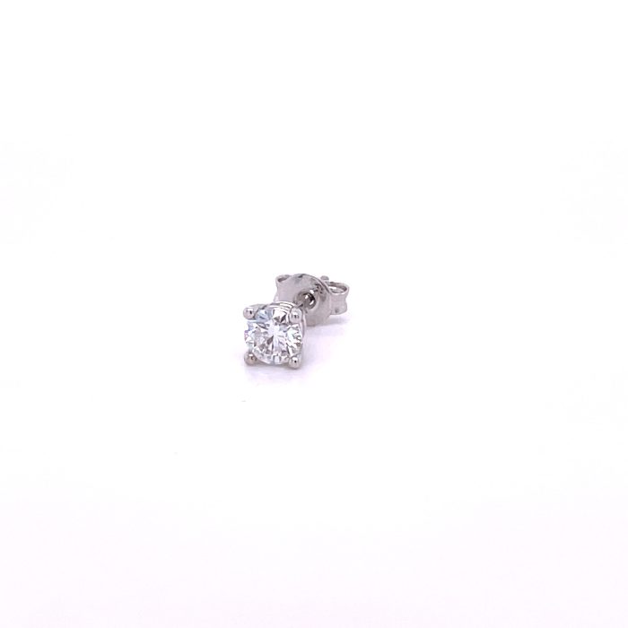 Round brilliant moissanite single stud earring 0,47 ct DEW* - FARO para toda la vida