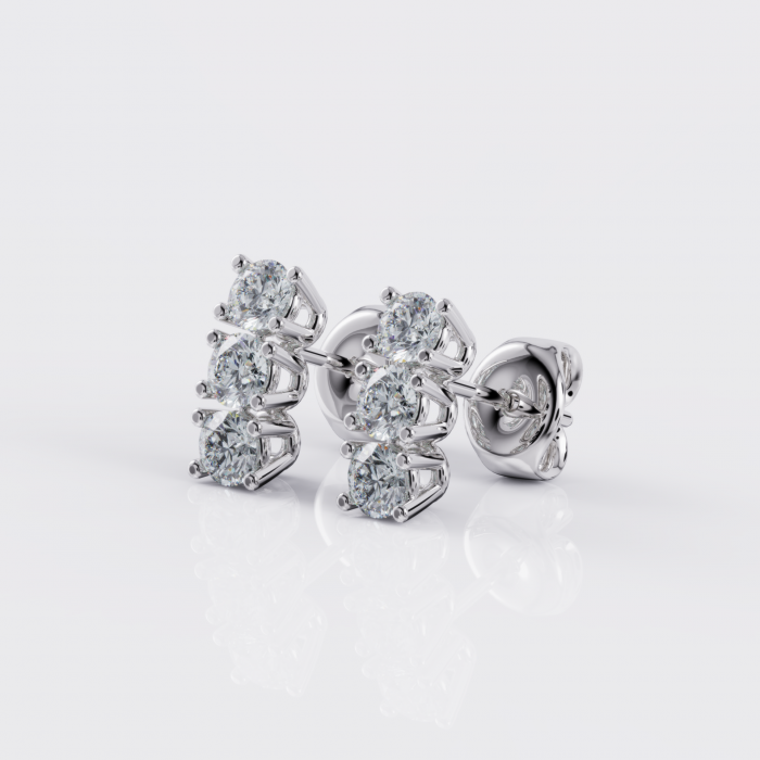 FARO ethical fine jewellery Made in Spain Europe emerald earrings moissanites diamonds certified ethic responsible jewellery bride